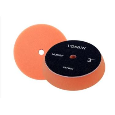 Imagem de BOINA REFINO LARANJA 3" VOXER tiras autocolantes ROTATIVA OU ROTO-ORBI
