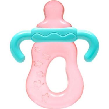 Imagem de Mordedor Infantil Mamdeira com Agua Rosa - Buba