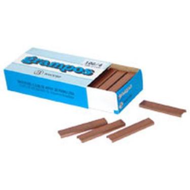 Imagem de Grampo para Grampeador Bacchi 106/4 AÇO - Caixa com 4.000 Grampos