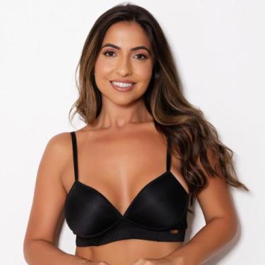 Imagem de Sutiã Bojo Soft sem Arco ideal para quem usa silicone - Sutian Heloíse