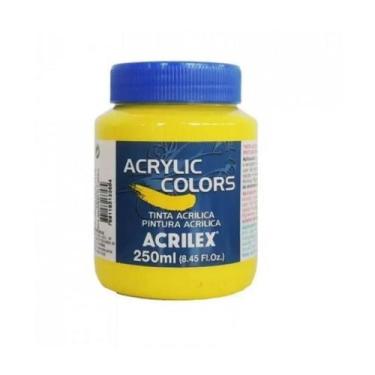 Imagem de Tinta Acrylic Colors 250ml G1 340-amarelo Acrilex, 340 - AMARELO DE CA