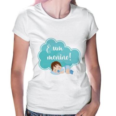 Imagem de Baby Look É um menino - Foca na Moda, Branco, GG