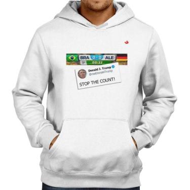 Imagem de Moletom Stop the Count 7x1 - Foca na Moda, Branco, GG