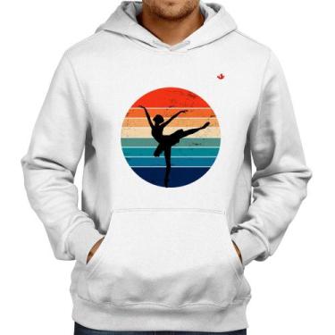 Imagem de Moletom Ballet Vintage Sunset - Foca na Moda, Branco, G