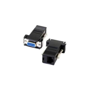 Imagem de Extensor VGA via Cabo de Rede - VGA para RJ45 - DB15 F x RJ45 F - Alca