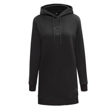 Imagem de Vestido feminino NBA Classic 3BK com capuz felpudo nas costas escovadas