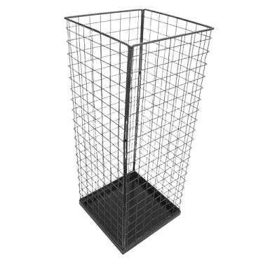 Imagem de Suporte de Guarda -chuva, Guarda -chuva de Guarda -chuva de Guarda -chuva Rack de Guarda -chuva de Guarda -chuva Com Bandeja de Gotejamento Inferior, Entrada de Bengala de