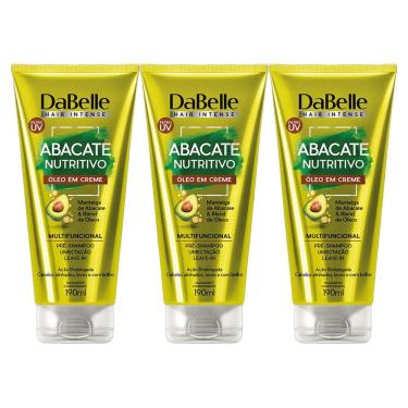 Imagem de Kit 3 und Dabelle Óleo em Creme Abacate Nutritivo 190ml