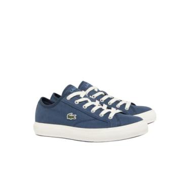 Imagem de Lacoste Tênis masculino Backcourt, Azul marinho e branco, 42