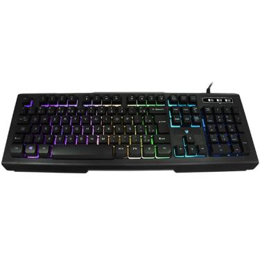 Imagem de Teclado Gaming Satellite Ak-840 Portugues Usb Com Backlight Rgb Chroma - Preto