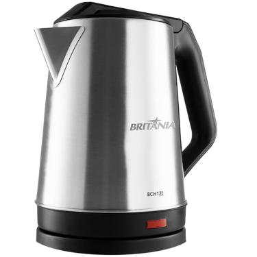Imagem de Chaleira Eletrica Britania Bch12i 1.500 Watts 1.9 Litros 220v ~ 50/60 Hz - Prata/preta