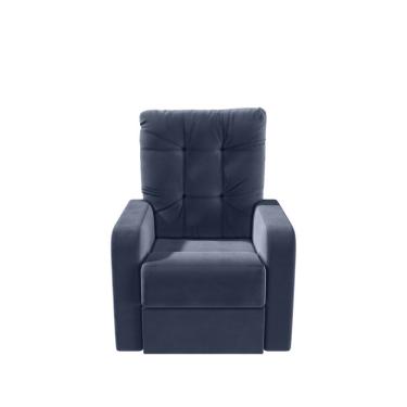 Imagem de Poltrona Reclinável Do Papai Em Suede Azul