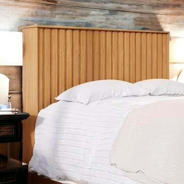 Imagem de Cabeceira Box Ripada detroit Casal Nature Tebarrot