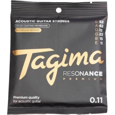 Imagem de Encordoamento Para Violão .011-.052 Resonance Premium Tagima