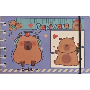 Imagem de Super Cadernos Capivaras Colorir 50 Páginas Educativo E