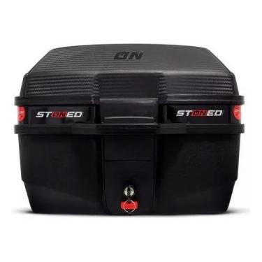 Imagem de Baú Moto Stoned Base Universal 35l Várias Cores, Preto