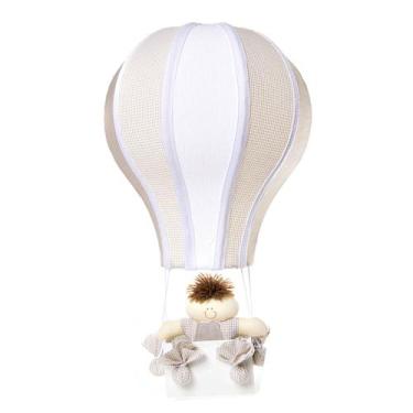 Imagem de Meio Balão Bege Quarto Bebê Infantil Menino - Potinho de mel