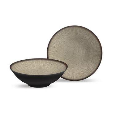 Imagem de Conjunto 6 bowls decorados Mônaco 300ml - Alleanza Cerâmica