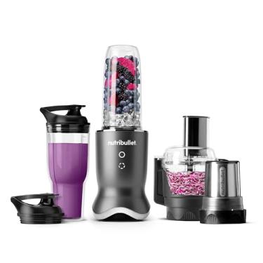 Imagem de nutribullet® Sistema de cozinha compacto Ultra Plus+ 3-1, sistema de cozinha de 1200 W com liquidificador, processador de alimentos e moedor de café e especiarias, copos de mistura de 940 ml e 680 g