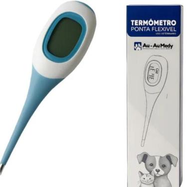 Imagem de Termômetro Clinico Veterinário Animal Ponta Flex Visor Jumb - Supermed