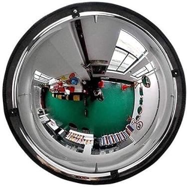 Imagem de Espelho De Segurança Convexo Espelho De Tráfego Lente Grande Angular De Tráfego Ao Ar Livre Espelho Convexo Cúpula Panorâmica Espelho De Estrada Convexo Ângulo De Vi, 50cm(20inch)