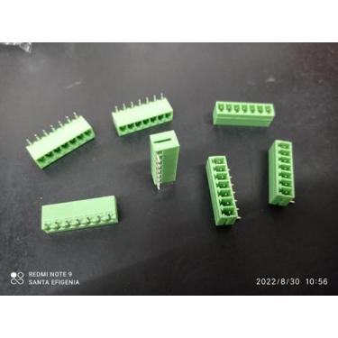 Imagem de 3x Conector Stlz 7 Vias 3,81mm Kf2edgr-3,81-07p Macho 90 - Kefa
