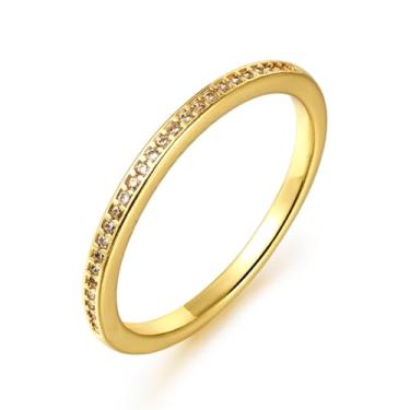 Imagem de FLORA ANEL FOLHEADO A OURO 18K APARADOR DE ALIANÇA (Ouro, 21)