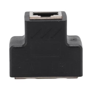 Imagem de Ethernet Splitter 1 a 2 RJ45 LAN Rede Adaptador de divisor da Internet para Officiário em casa Transmissão estável Conectores banhados a ouro até 100 Mbps de velocidade