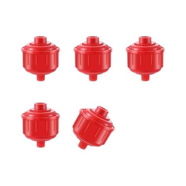 Imagem de Nispira Mini filtros de pistola de pulverização de ar e água descartáveis, filtros de linha de ar Whirlwind de alto fluxo com roscas padrão de 1/4 polegada compatíveis com a maioria das pistolas de