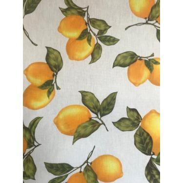 Imagem de 1 metro tecido 100% algodão tricoline limão Ref.21060 - Jotalira