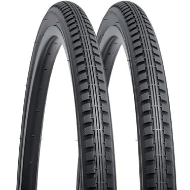 Imagem de YUNSCM 2 peças 26 x 1 3/8 (37-590) pneus de bicicleta de estrada compatíveis com 26 x 1 3/8 26x1 3-8 pneus de bicicleta (Y-1458)