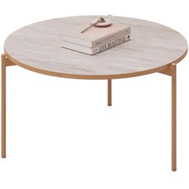 Imagem de Mesa De Centro Decorativa Industrial Ellie D05 Quartzo