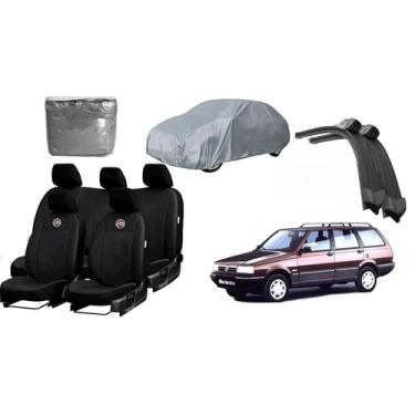 Imagem de Capa de couro +Capa de cobrir + Limpador de para - brisa -Fiat Elba 86-96