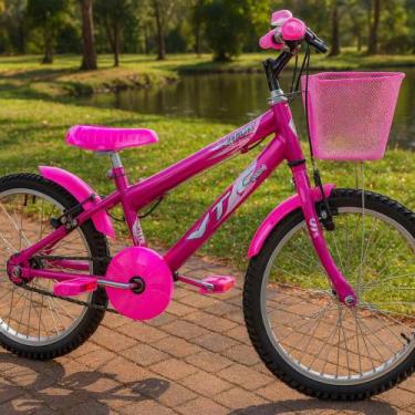 Imagem de Bicicleta Infantil Aro 20 feminina com acessórios - Vtc Bikes