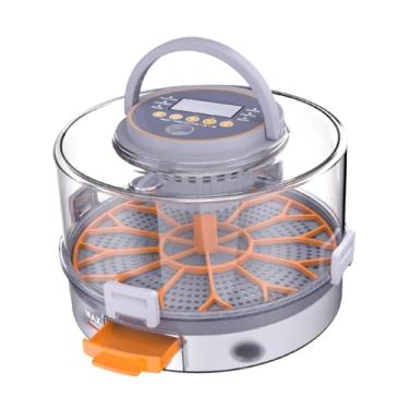Imagem de Generic Incubadora digital de ovos, chocadeira automática para aves, viragem automática de ovos, bandeja removível de mesa, virador de ovos para incubação de, para 12 Ovos