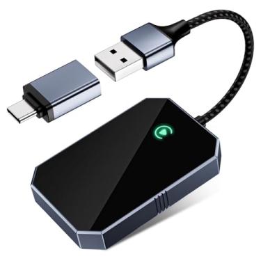 Imagem de SEMTION Adaptador CarPlay Sem Fio, Adaptador Sem Fio para Apple CarPlay/Android Auto com extensão tipo C, conexão estável Plug and Play, 2025 Versão