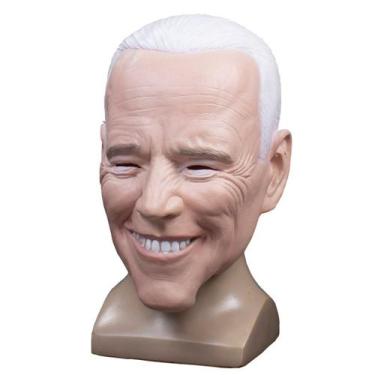 Imagem de Máscara facial completa Biden Headgear Latex Cosplay Costume Props - y