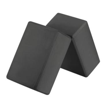 Imagem de menolana Equipamento de exercícios de tijolos de ioga, acessórios de academia antiderrapantes, prancha para fitness, pilates, alongamento, meditação, Preto