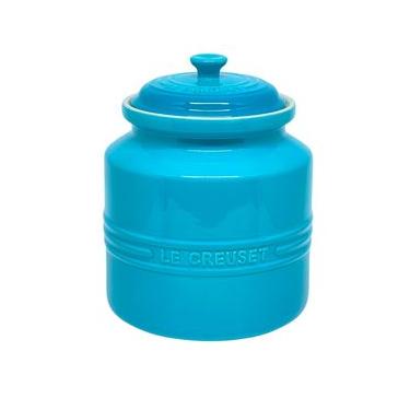 Imagem de Pote para Biscoito 2,4 Litros Azul Caribe Le Creuset