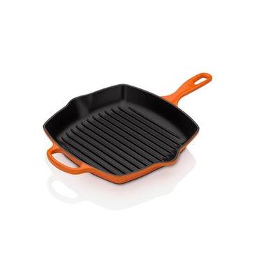 Imagem de Grelha De Ferro Quadrada 26Cm Laranja - Le Creuset