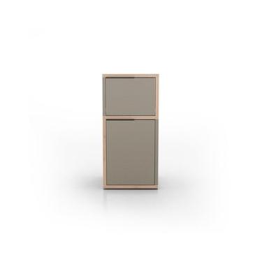 Imagem de Mesa de Cabeceira Movêu Mackay Madeira Clara e Verde