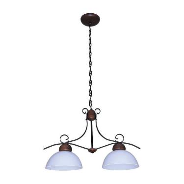 Imagem de Lustre Requint Envelhecido 2 Lâmpadas 8904E - Luminárias Müller