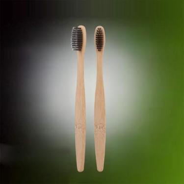 Imagem de ZJchao Escovas de Dente de Carvão de Bambu Ecologicamente Corretas Cerdas Macias Suaves Nas Gengivas Alça de Aderência Perfeita para Uso Doméstico Em Viagens No Escritório Pacote Com 10 (Cores sortidas)