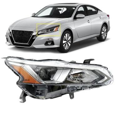 Imagem de Sunhua Conjunto de farol adequado para Nissan Altima 2019 2020 2021, farol de halogênio sem lâmpadas (lado direito/do passageiro)