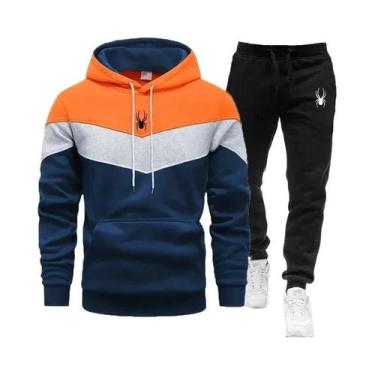 Imagem de Conjunto De Moletom Casual Masculino Tricolor De Alta Qualidade Para E