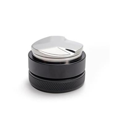 Imagem de Porta-filtro sem fundo de 51 mm - Aço inoxidável 304 e cabo de madeira maciça para máquinas de café expresso.(51 mm Distributor)