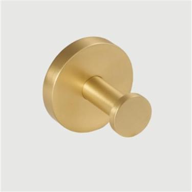 Imagem de GROWBY Acessórios pendentes de banheiro série serrilhada de latão, trilhos de toalha, suporte de rolo de papel higiênico, ouro preto, ba, 103hk, mb