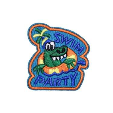 Imagem de Ruoming 1 PÇ Emblema bordado de frase com aplique de crachá de ferro na costura (5 x 5,5 cm)