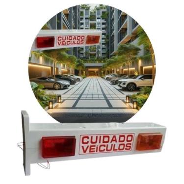 Imagem de Sinalizador Para Portão De Garagem Automático - Entrada e Saída de Veí