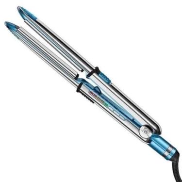 Imagem de Prancha de Cabelo e Chapinha Super Nano Titanium Optima 3000 BIVOLT Profissional 465° F (Azul)